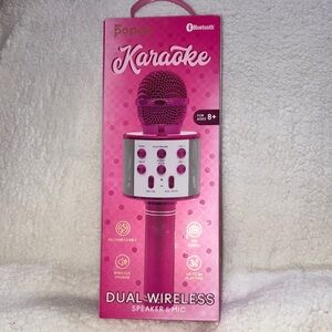 XO Poppy Bluetooth Pink Karaoke Microphone and Speaker